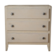 Commode art déco blanche patinée