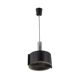 Black lacquered and chrome metal suspension. 1960s.
