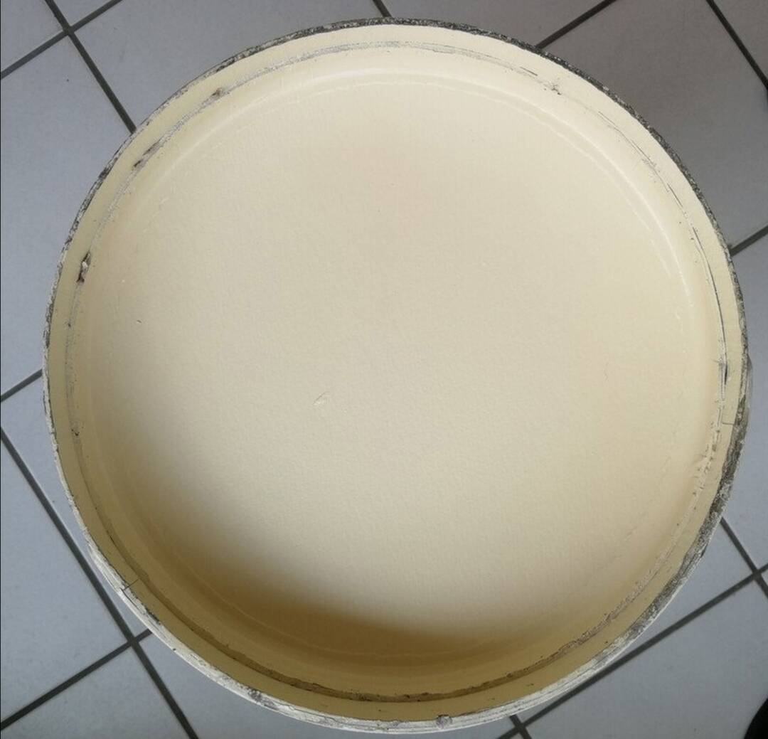 Vintage cardboard bedside table designed by Jean-Louis Avril from the 60s