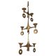 Grand Chandelier Suspended Candelabrum Brutalist Michael Harjes, 1970s
