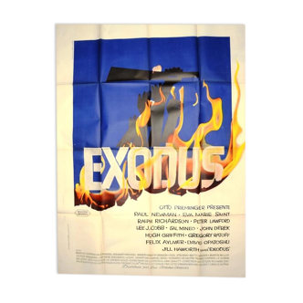 Affiche originale cinéma " Exodus " 1961 Paul Newman