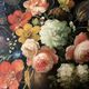 Oil on canvas still life with flower bouquet signed Jord