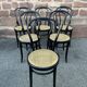 6 chaises bistrot bois courbé Style Fischel Thonet Nr  1980s