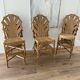 Vintage Palm Beach style rattan chair