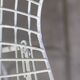 Wire Harry Bertoia chair white