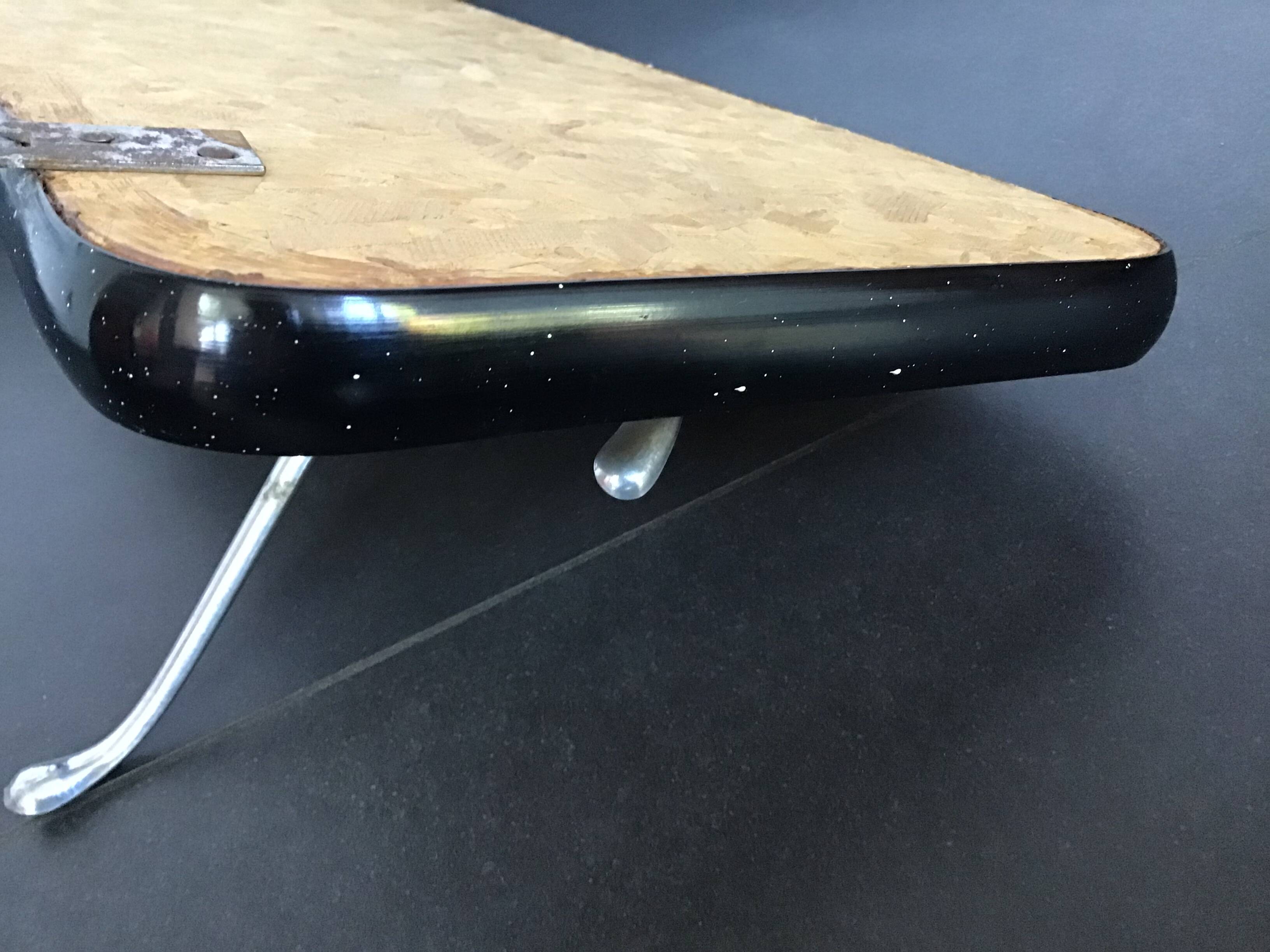 Formica coat rack with mirror, 50s-60s