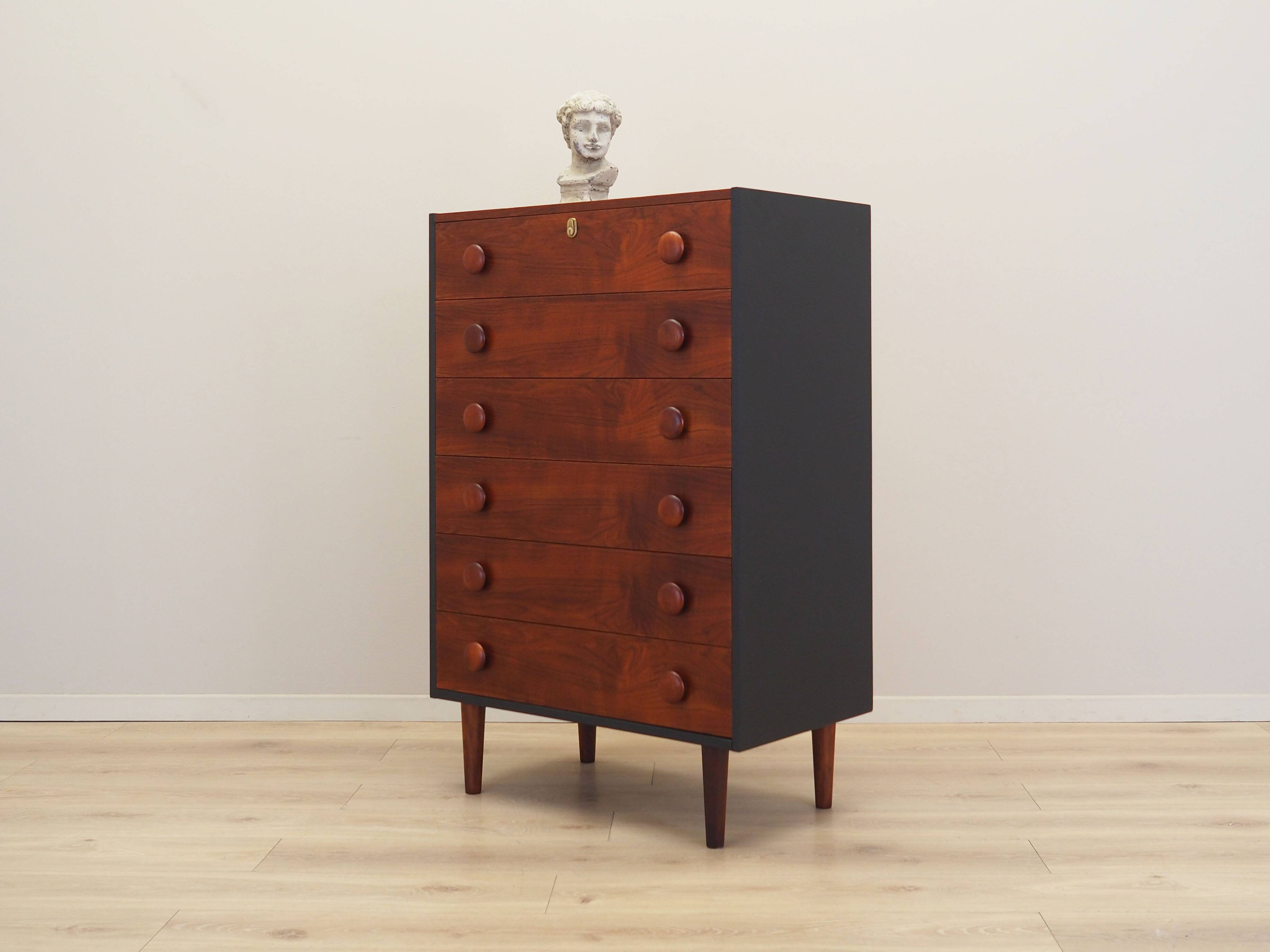 Teak chest of drawers, Danish design, 1970s, production: Denmark
