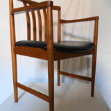 Scandinavian teak armchair from the 60s