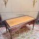 Louis XVI style double-sided mahogany desk, 19th century