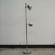 Vintage Italian floor lamp – 2 cream spots – 1970s Reggiani style