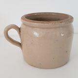 Old terracotta butterpot