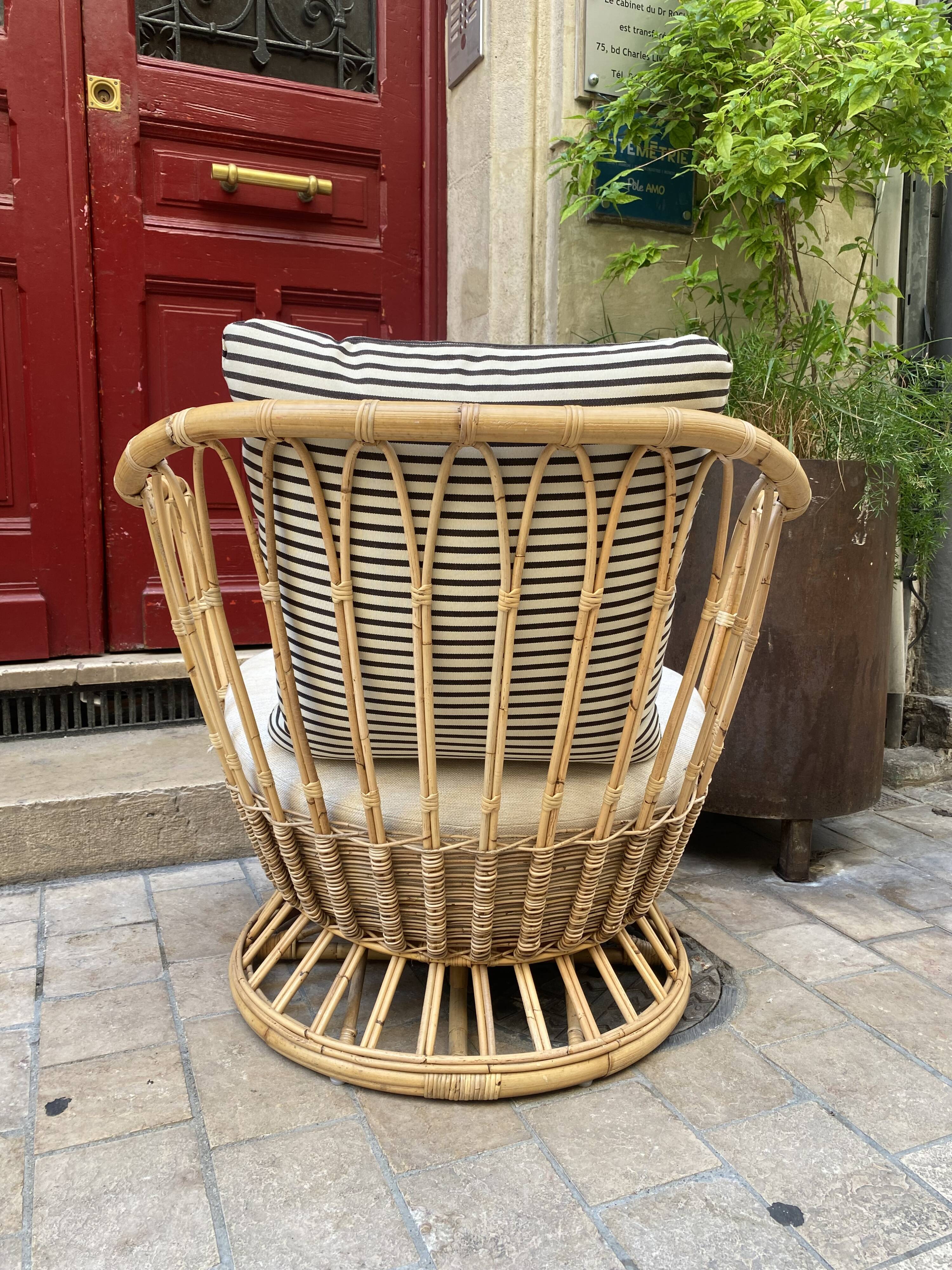 Grace Rattan Armchair - Gubi
