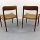 Danish Teak 56 chairs by Niels Otto Møller for J. L. Møllers