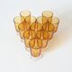 12 Cristal d'Arques Luminarc Suede amber glasses/verrines
