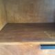 Vintage secretary in light oak veneer 1960