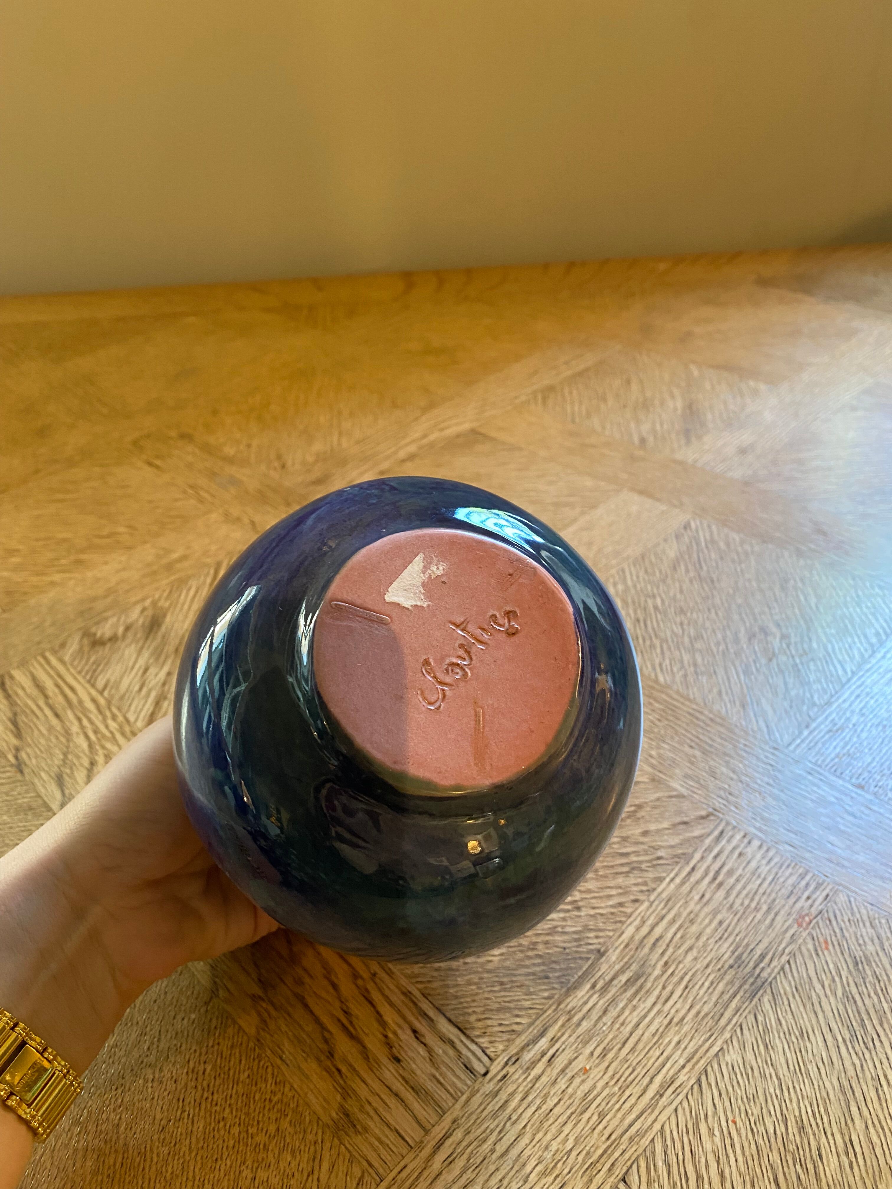 Vase boule en céramique Cloutier
