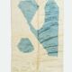 Tapis blanc et blue 270cmx160cm