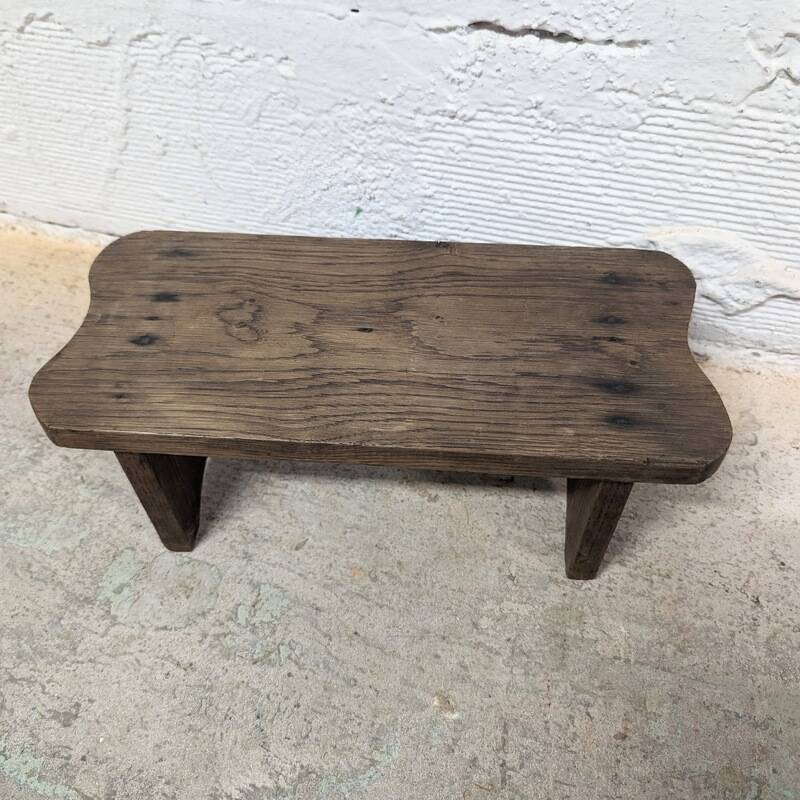 Small wooden stool / footrest