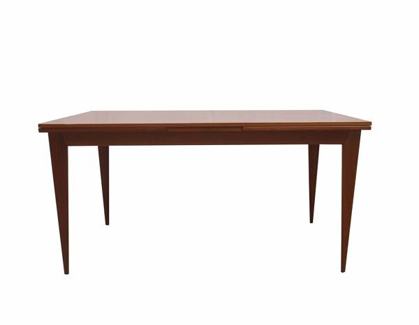 Table à manger danoise des années 1960 en teck, format XL
