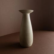 Beige Studio Keramik Ceramic Vase by Heinz Pelzer – West Germany, 1970s Mid-Century