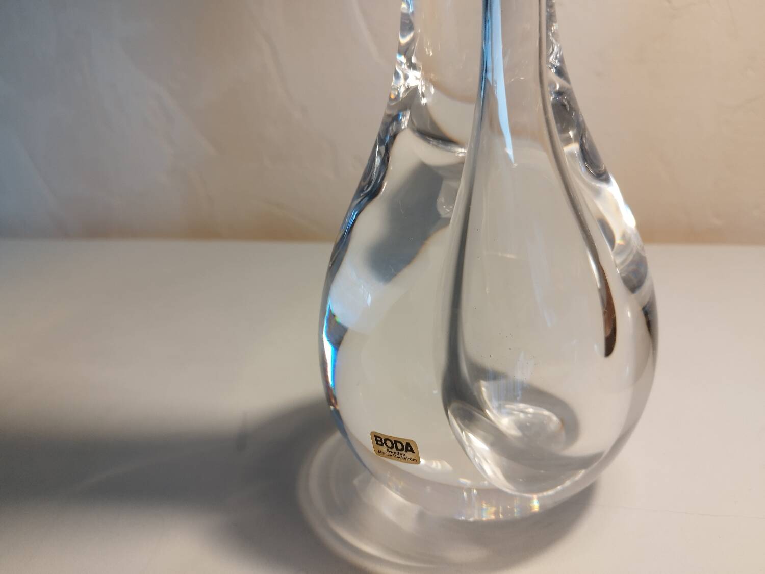 Single flower crystal vase