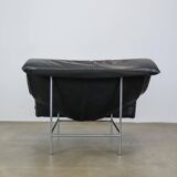 Vintage leather Butterfly chair with steel frame by G. van den Berg, Montis