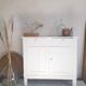 Old white Parisian buffet