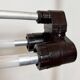 Industrial Grey Tube Light from Elektrosvit, 1970s