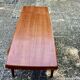 Vintage revtangular coffee table in solid teak by john boné denmark 1960s