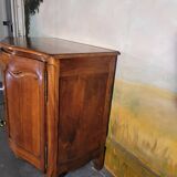 Curved sideboard from the late 19th century in walnut