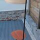 Magazine rack floor lamp, 50s-60s