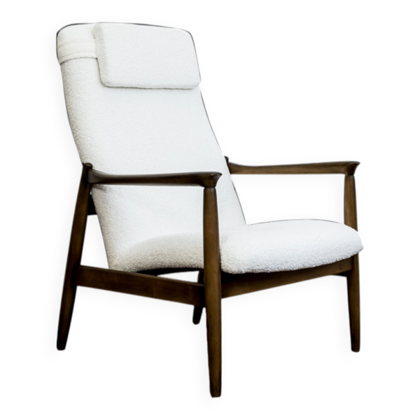Fauteuil Gfm de style Mid-Century Modern par Edmund Homa, Pologne, années 1960