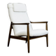 Mid Century Modern High Back Armchair By Edmund Homa, Gfm, Poland, 1960's