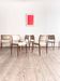 Set of 6 chairs #80 in teak by Niels O. Møller, JL Moller, Mid Century