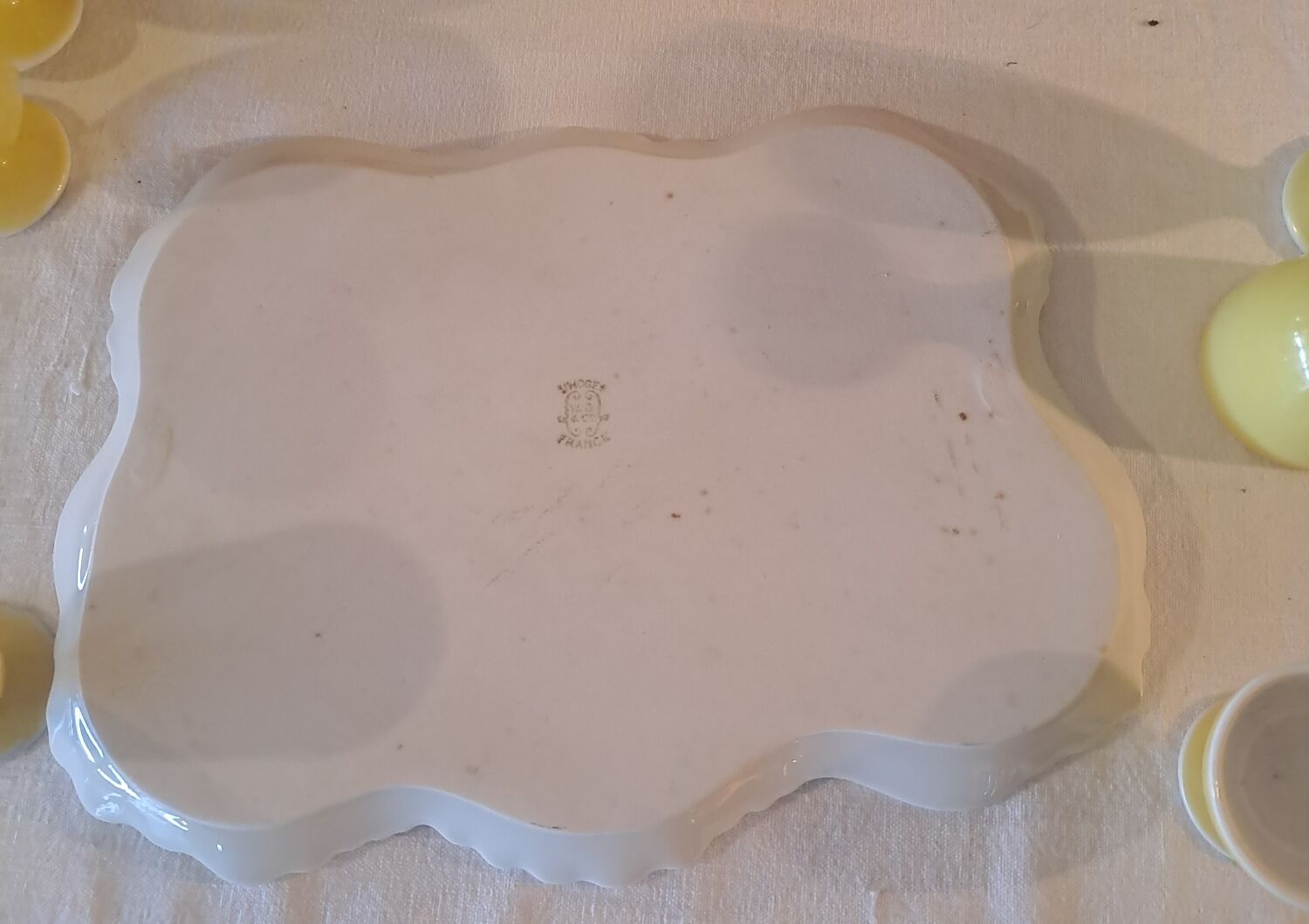 Limoges porcelain egg cups