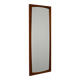 Danish rectangular teak mirror by Aksel Kjersgaard