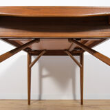 Mid-century extendable teak dining table from everest, 1960s