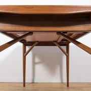 Table à manger en teck extensible du milieu du siècle Everest, années 1960