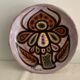 Ceramic dish enamelled by Jacques Poussines Sant Vicens 1950