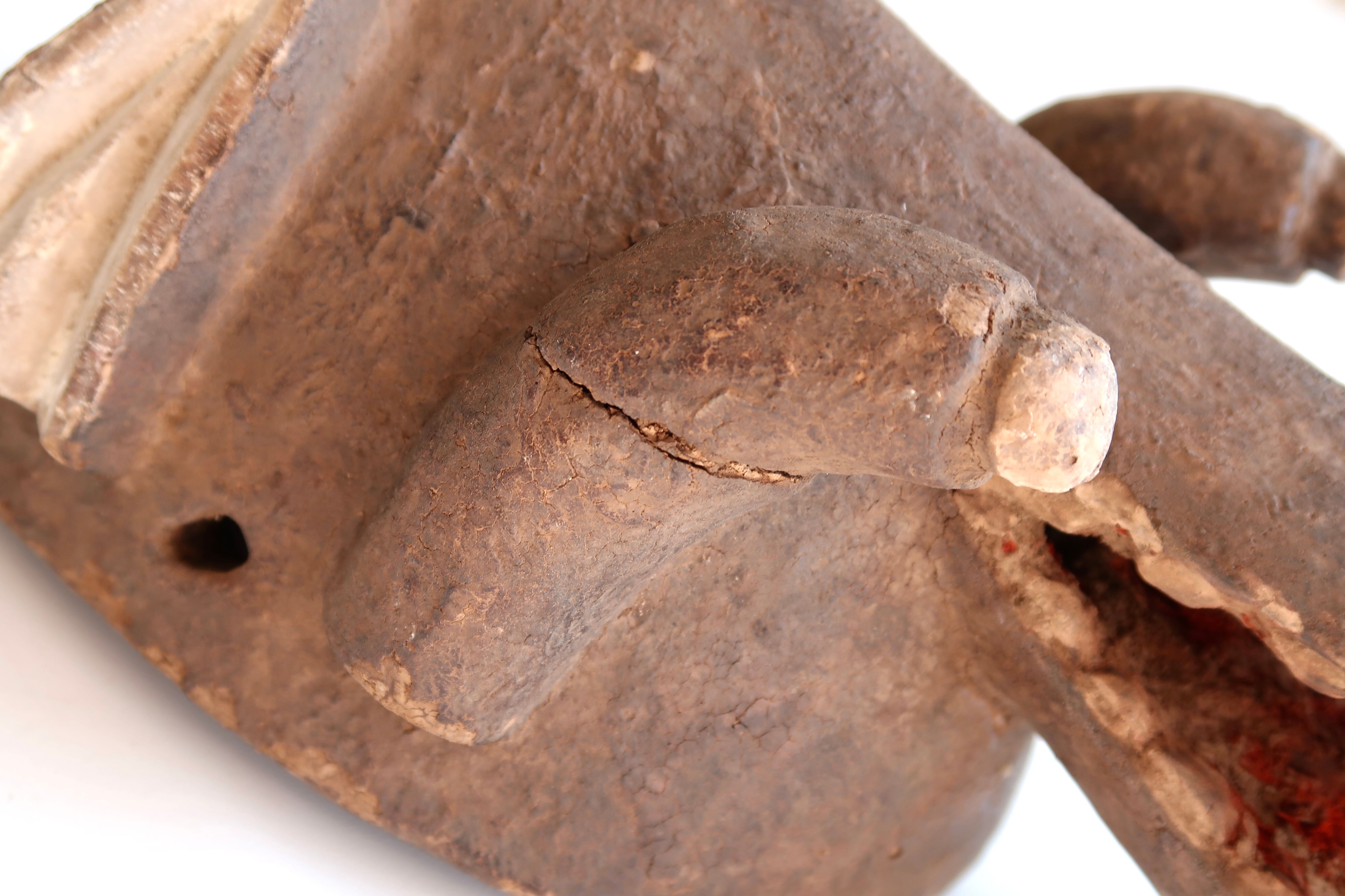 African Mambila Mask from Nigeria, 1980s