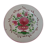 Decorative plate st Clement floral decoration