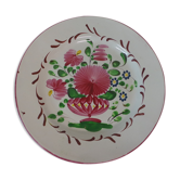 Assiette decorative st Clement decor floral