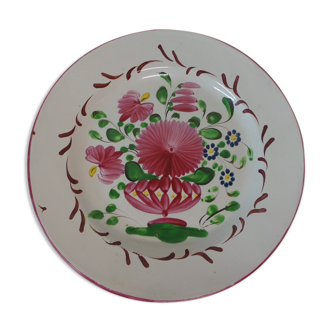 Assiette decorative st Clement decor floral