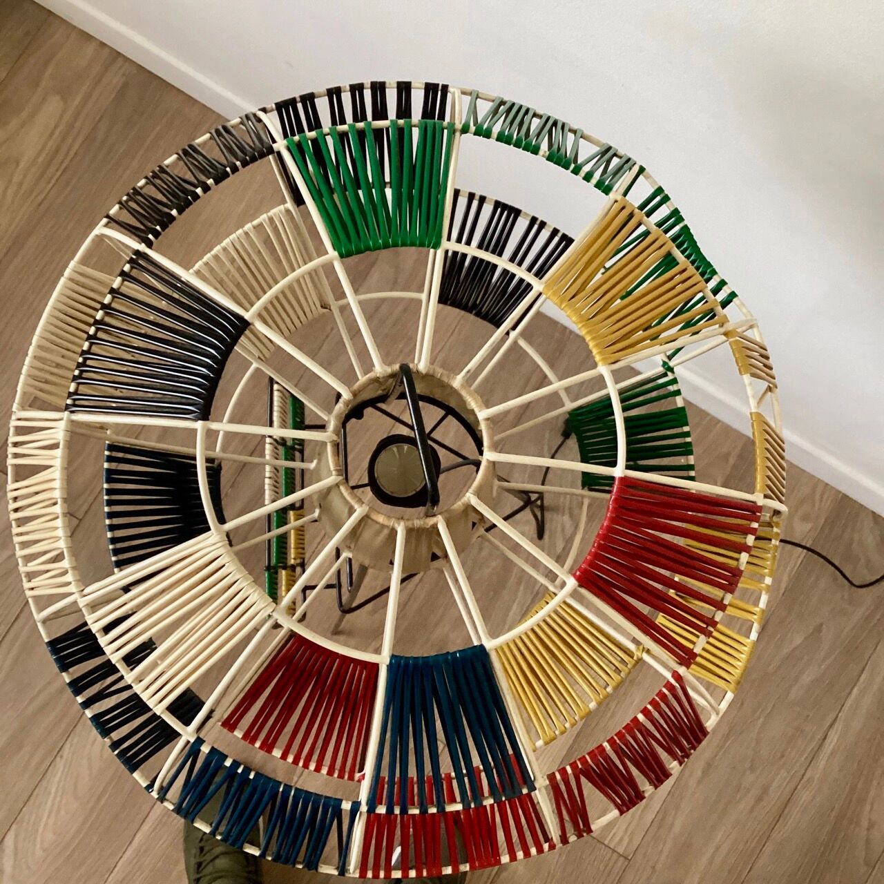 Floor lamp 50s scoubidous