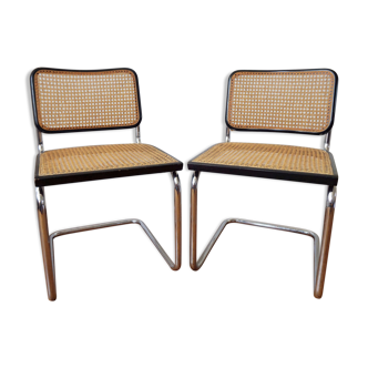 Pair of Cesca B32 chairs by Marcel Breuer