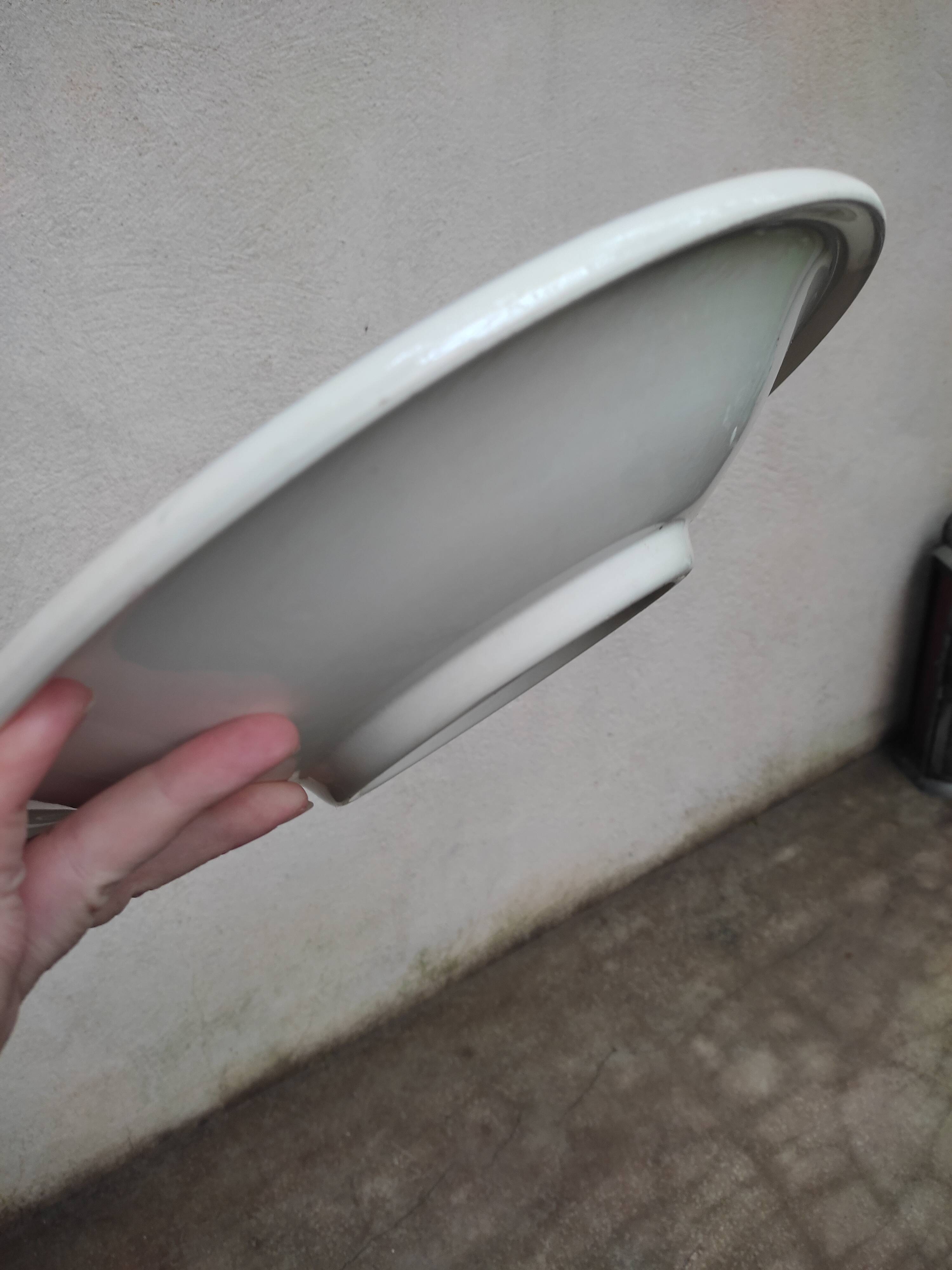 Semi hollow earthenware dish by Digoin