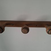 Porte manteau mural vintage en bois