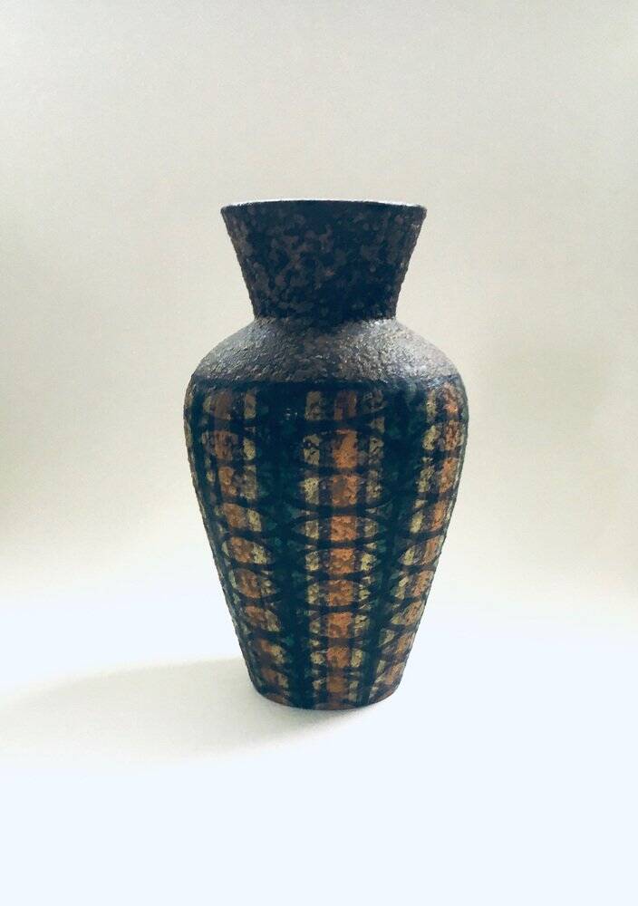 Vintage Art Ceramics Seta Vase attributed to Aldo Londi for Bitossi Raymor, Italy, 1960s