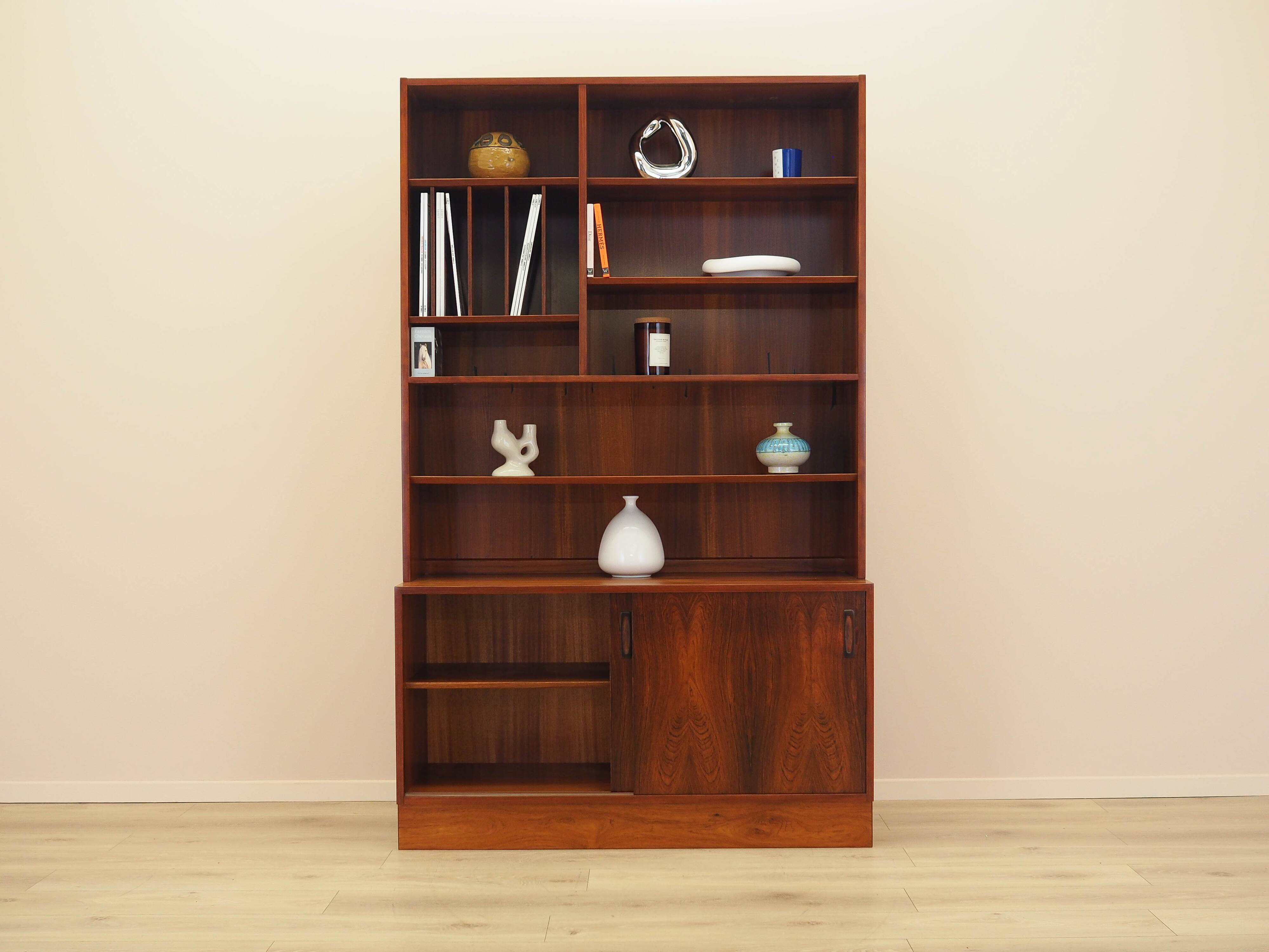 Rosewood bookcase, Danish design, 1970s, manufactured by Hundevad