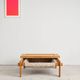 Large brutalist coffee table by Tage Poulsen, Denmark, 1960s.